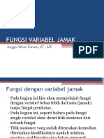 Fungsi Variabel Jamak