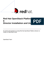 Red Hat OpenStack Platform-9-Director Installation and Usage-En-US