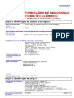 Ficha de Segurança Produto Químico