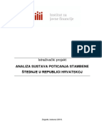 Analiza Sustava Poticanja Stambene Stednje U Republici Hrvatskoj PDF