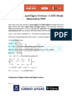 Eigen Values and Eigen Vectors GATE Study Material in PDF 1