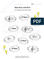 Music Worksheets Key Signatures Major Flats 002