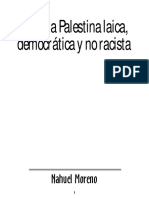 Por Una Palestina Laica, Democrática y No Racista