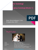 Pengantar Sosiologi Tutorial 1