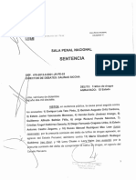 Exp. #470 2013 0 JR Sentencia Del Colegiado C de La Sala Penal Nacional Por Tráfico de Drogas PDF