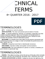 Grade 9 Technical Terms