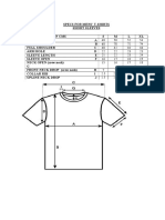 RN T Shirt Measurement Chart PDF