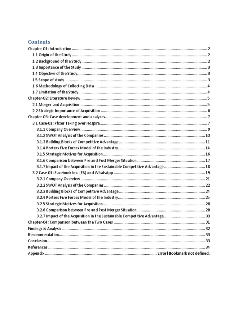 Global Mergers & Acquisitions Analysis | PDF | Whats App | Mergers And ...