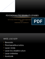 Psychoanalytic Disability Studies