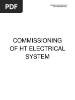 Commissioning of HT Electrical System