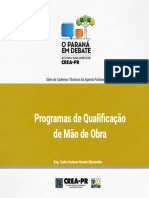 Programas de Qualificacao de Mao de Obra