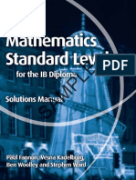 Mathematics Standard Level For The Ib Diploma Solutions Manual Web