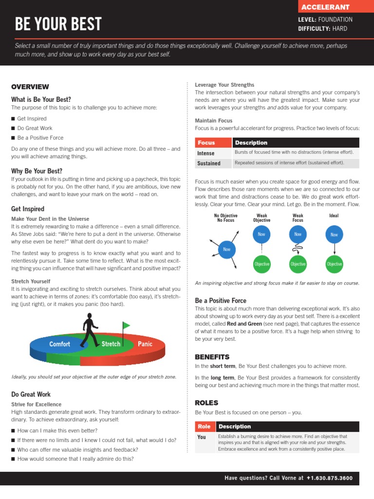 Be Your Best Executive Summary PDF | PDF | Psychology