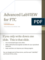Advanced LabVIEW For FTC 2014