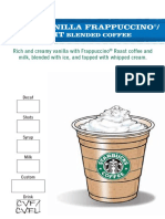Starbucks Blended Beverage Instructions