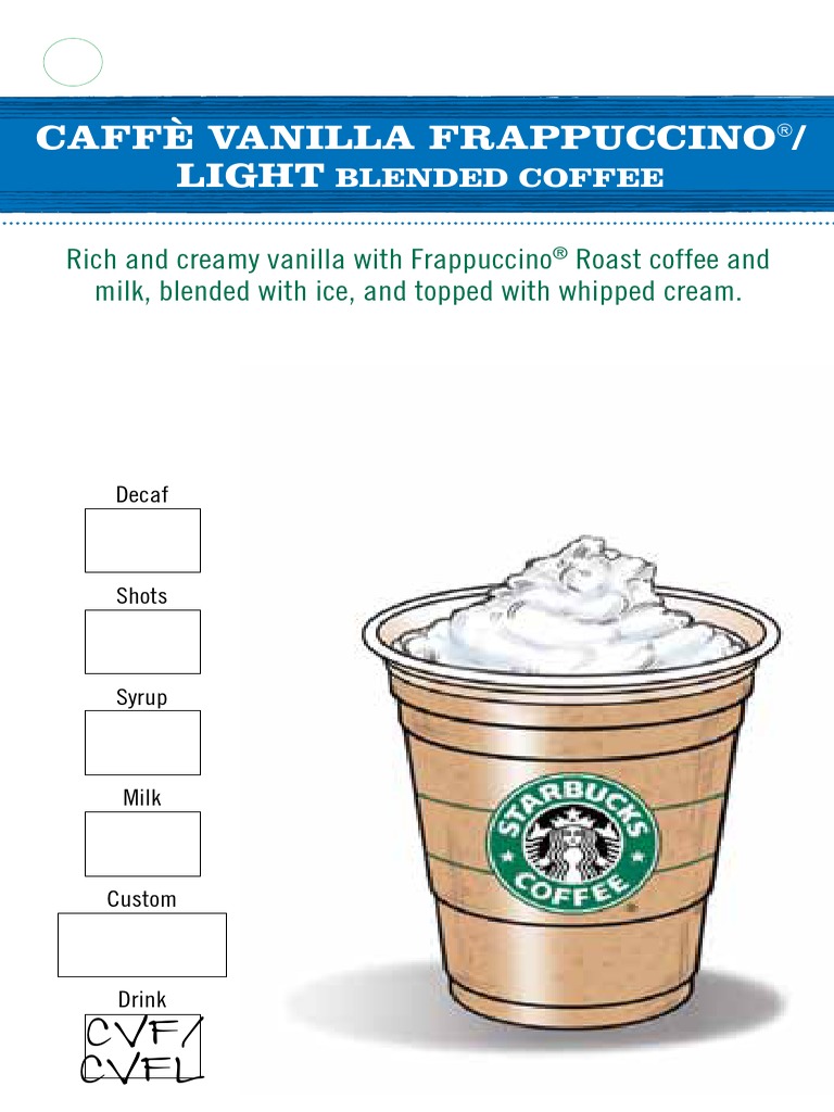 Beverage Resource Manual 06 Recipe Cards Blended PDF Coffee