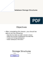 Oracle Managing Storage