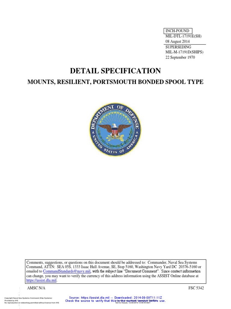Resilient Mount Handbook | PDF | Natural Rubber | Specification ...