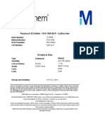 Polymyxin B Sulfate - CAS 1405-20-5 - Calbiochem: Batch Number: Material Number: RTECS Number: CAS Number