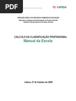 Cálculo Da Classificação Profissional