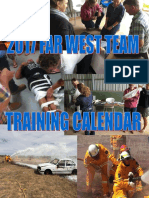 2017 Training Calendar