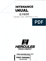 Hercules G1600 Service Manual