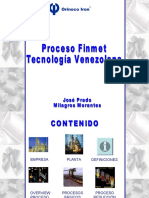 Proceso Finmet Tecnología Venezolana