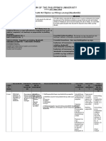 Course Plan Fil Sa Piling Larang. (AKADEMIK)