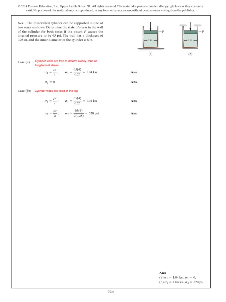 PS 2 Solutions Final | PDF | Stress (Mechanics) | Bending
