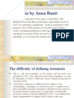 Anna Banti's Artemisia - A Feminist Exploration of the Painter's Life