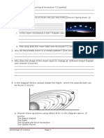 Worksheet of Science