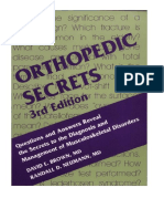 Orthopedic Secrets 3rd Edition PDF