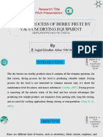   DRYING PROCESS OF BERRY FRUIT BY VACUUM DRYING EQUIPMENT  (SIMULATION PROCESS VIA COMSOL) 