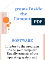 Inside Computer Programs: Software Creation & Types