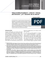152235878 Humberto Avila Neoconstitucionalismo Entre La Ciencia Del Derecho y El Derecho de La Ciencia