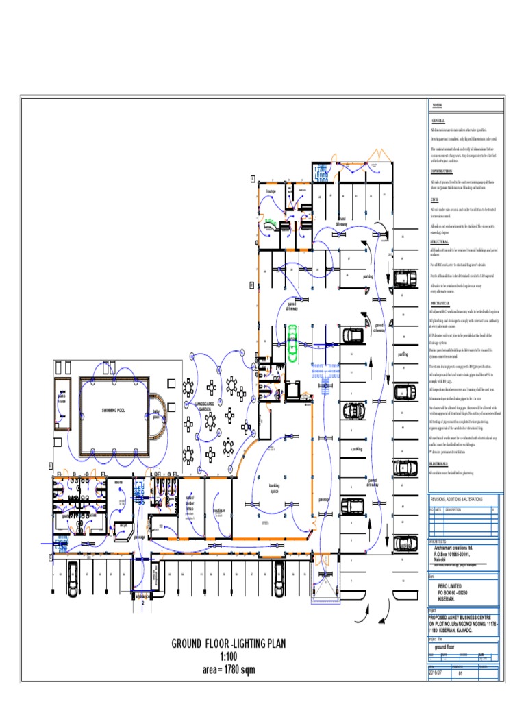 Ground Floor Lighting Plan | PDF | Building | Building Engineering