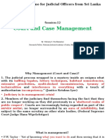 Case and Court Management