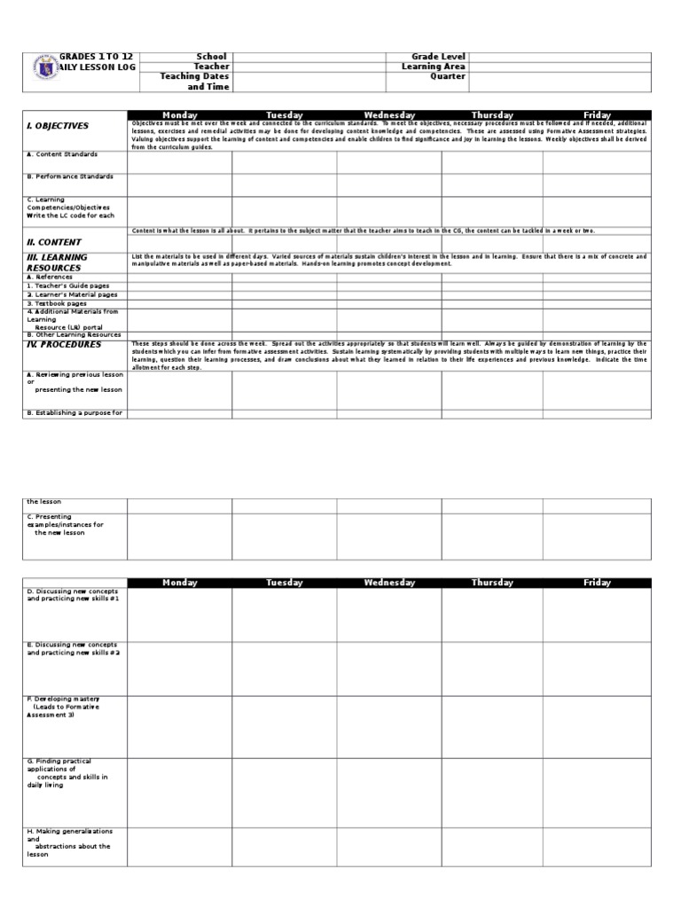 dll-template-grades-1-to-12-english-applied-psychology-learning