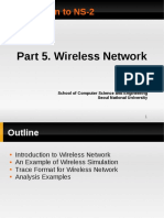 Introduction To NS-2: Part 5. Wireless Network