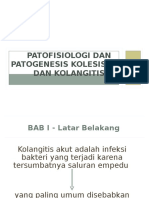 PATOFIZIOLGI KOLANGITIS DAN KOLESISTITIS