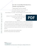 Modified Entropies, Their Corresponding Newtonian Forces, Potentials, and Temperatures