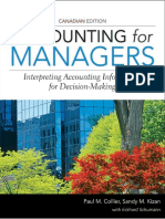 Accounting for Managers Canadian Edition