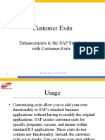 Customer Exits: Enhancements To The SAP Standard With Customer-Exits