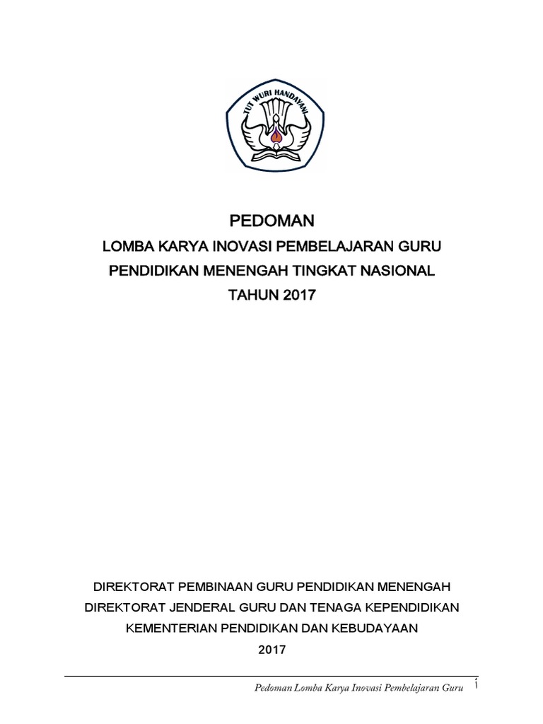 PEDOMAN INOBEL 2017
