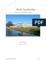 Proposal For Cambridge Documentary