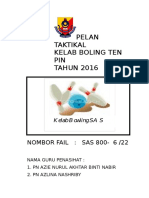 Pelan Taktikal Bowling 2016