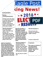 Election Results Newsletter Template - Bryan Molina Hernandez