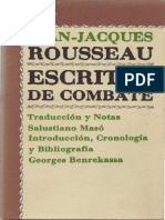 Rousseau, Jean-Jacques - Escritos de Combate PDF