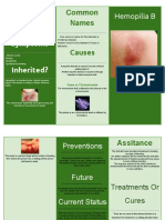 Parental Test Hemopilia B: Symptoms