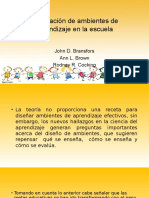 3 La Creación de Ambientes de Aprendizaje en La